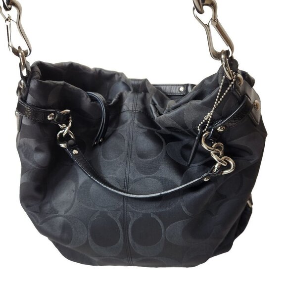 Coach Signature Logo Brooke Bag Purse Shoulder Tote - Picture 1 of 11